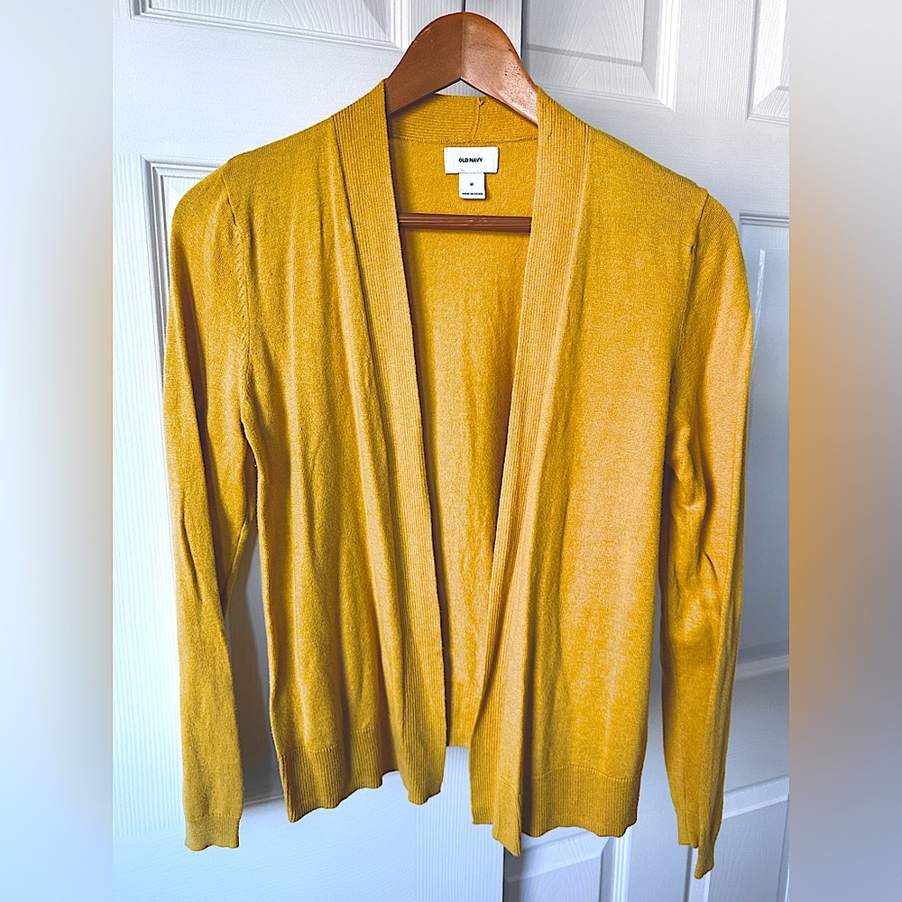 Mustard Yellow Old Navy Cardigan — M